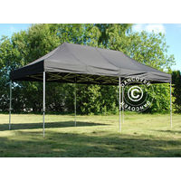 Pop up gazebo FleXtents Pop up canopy Folding tent Xtreme 60 3x6 m Black, incl. 6 sidewalls