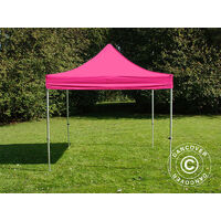 Pop up gazebo FleXtents Pop up canopy Folding tent Xtreme 50 3x3 m Pink - Pink