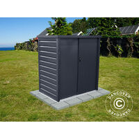 Garden shed/Steel cabinet w/sliding door 1.25x0.8x1.31 m, ProShed®, Anthracite - Anthracite