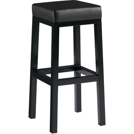 Taburetes Metalicos Duhome 1 Taburete De Bar De Metal Negro Apilable Altura Del Asiento 77 Cm Robusto E Intemporal Seleccion De Color 665D, Color:Negro, Material:Metal Taburetes Apilables