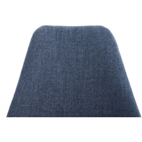 Silla De Comedor Pegleg Square En Tela Azul Natural (1/5)