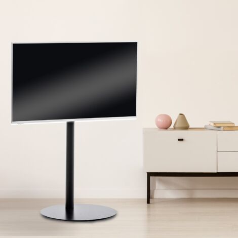 Soporte De Pie Para TV De Plasma De 32 - 65" Redonda Negro mate