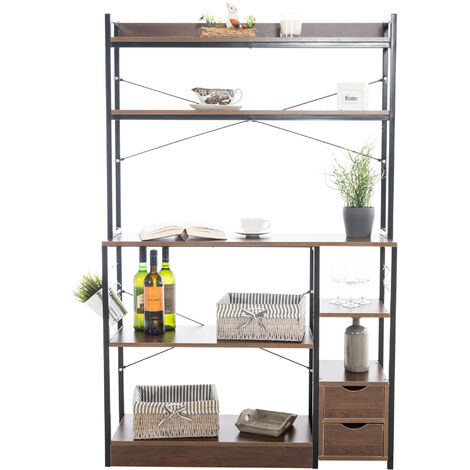 Estantería de cocina Fehring Nogal