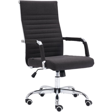 Silla De Oficina Amadora en polipiel o tela Negro Tela
