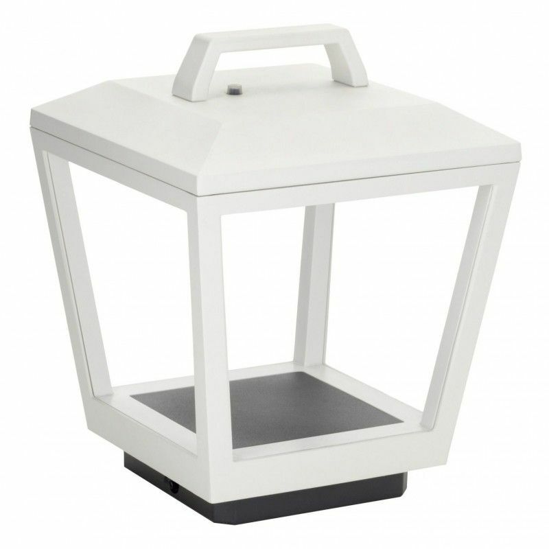 Luminaria Led Portatil dopo bled 911bl0108l01 blanca lighting lámpara smd apto exterior ip54. de mesa terrazas porches y