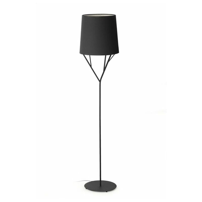 Lampara pie de salon Faro Barcelona TREE 29868 Negro/Negro