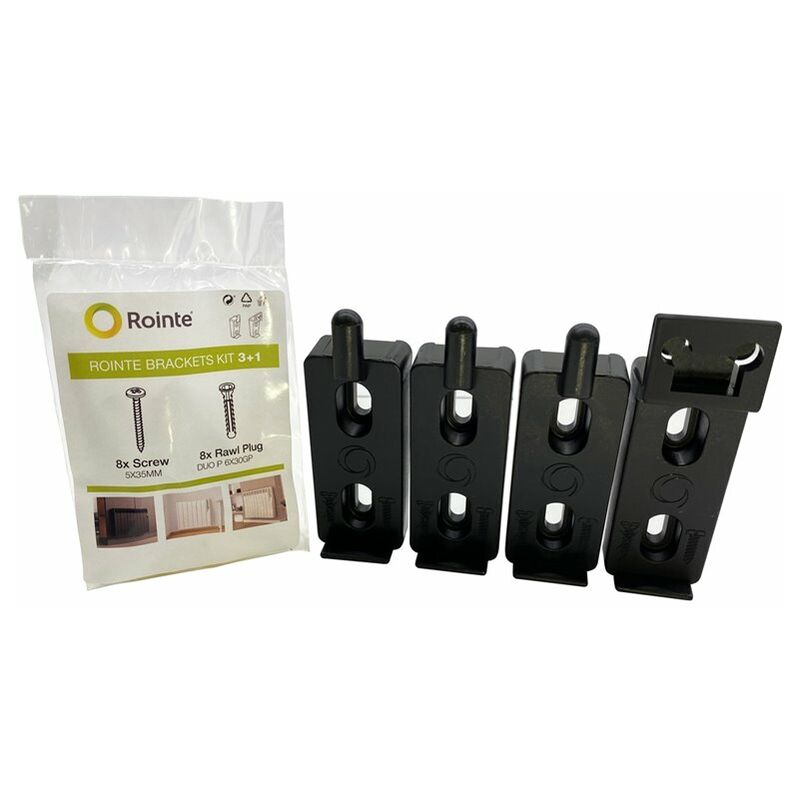 KIT SOPORTES ROINTE RSIRB02 negro (3+1soportes)