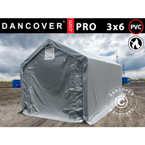 Lagerzelt Pro 7x7x3 8m Pvc Mit Dachfenster Gr N