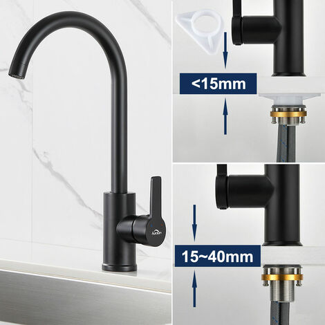 Ergo Q 66418E Miscelatore monocomando colonna di alimentazione a pavimento