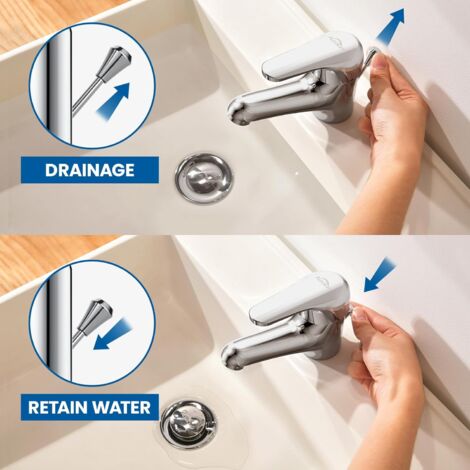 Miscelatore Lavabo Hansgrohe Rebris E - Cromo, Risparmio Idrico, Con Scarico - Foto 6