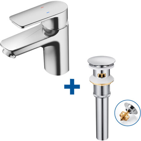 Valvola Cestello In Acciaio Inox Con Troppo Pieno Rotondo E