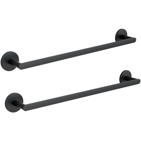 2PCS Cecipa Max Porta Asciugamani Può Appendere 2 Asciugamani - Porta Asciugamani In Acciaio Inox Porta Asciugamani Nero Per Bagnoassorbenticucina 85021327