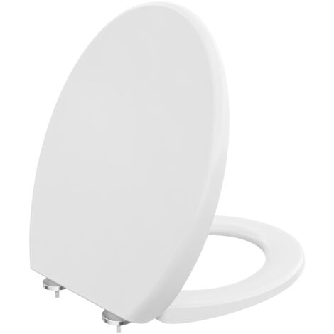 Sedile WC Urea-Formaldeide Con Chiusura Soft Close - Universale Forma O, Sgancio Rapido E Antibatterico - Foto 4