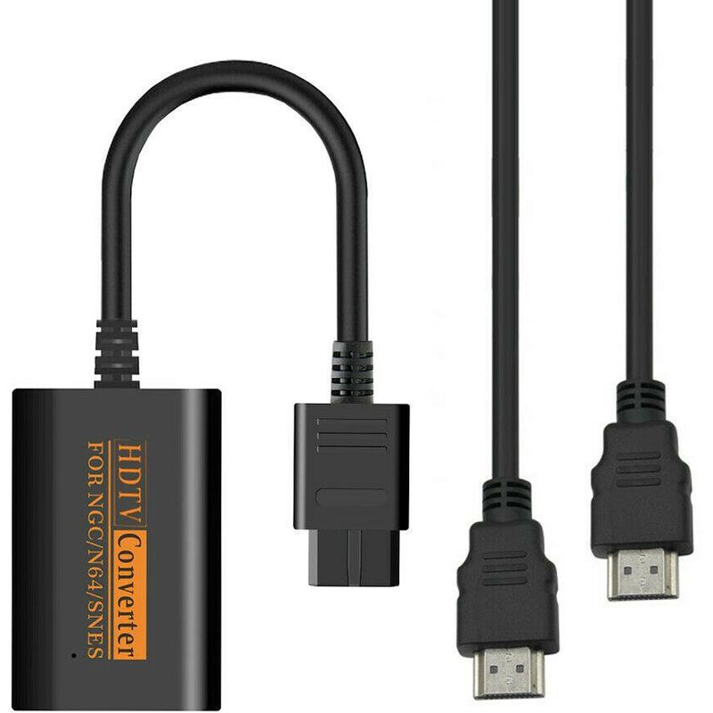 Cable de datos Para Wii a HDMI-Cable adaptador compatible Consola de juegos  HD TV 720p / 1080p Cable