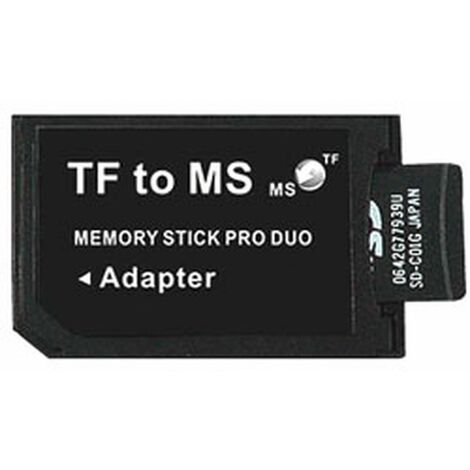 Convertidor de  tarjeta MicroSD/MicroSDHC a Tarjeta Memory Stick Pro Duo (compatible PSP) (1/2)