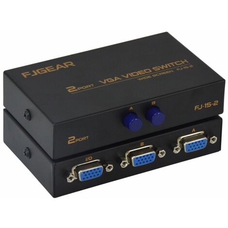 VGA Switch , conmutador de señal  VGA 2 entrada 1 salida (1/2)