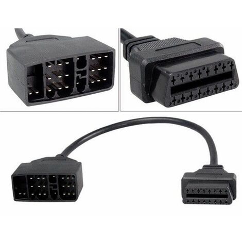 Convertidor Toyota 22 pin OBDI a 16 Pins OBDII (1/2)