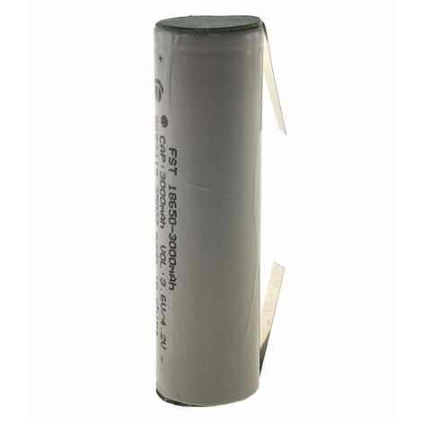 Bateria Pila Recargable 18650 3000mah 3.6v Con Lengueta Para Soldar