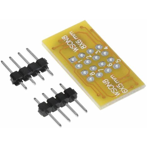 Placa adaptadora de programador WSON8 a DIP8 QFN8/DFN8 a DIP8 y WSON8/MLF8 a DIP8 (1/5)