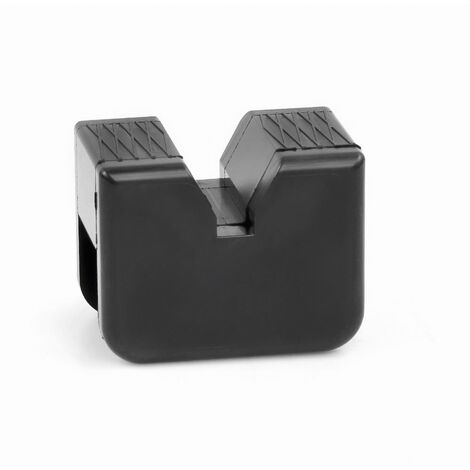 Taco de goma para caballetes de coche hasta 3 toneladas, Protector de goma , protector rail bastidor tamaño 63 x 44 x 50 mm (1/5)