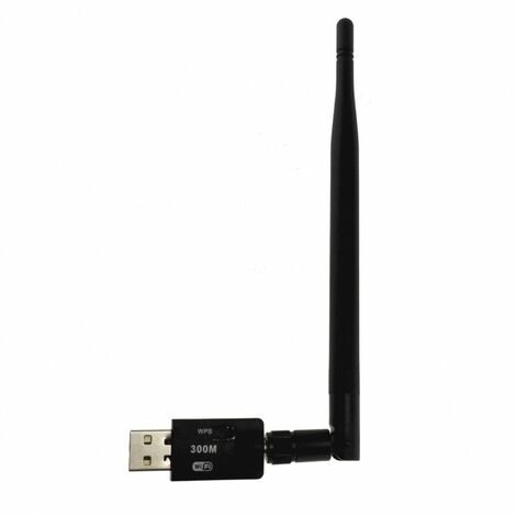 Adaptador USB Wifi Realtek RTL8192EU con antena (802.11B/G/N) 300mb