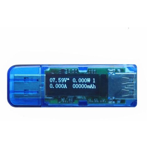 5en1 USB Multimetro USB 3.0 Probador Voltaje/Corriente/Capacidad/Carga - Panel Medidor Teléfono Móvil/Tablet PC/power bank (1/4)