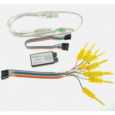 Analizador Logico 24MHz 8Ch Compatible con el software Saleae USB Logic (1/5)