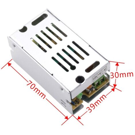 Transformador-Fuente de Alimentacion/Alimentador AC a DC de 220 a 12v 5  Amperios- 60W