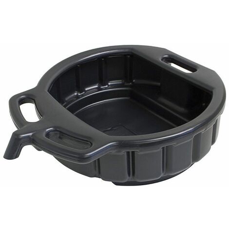 Bandeja De Plastico Negra Recogedora Vaciado de Aceite 10 Litros Car Tools (1/5)