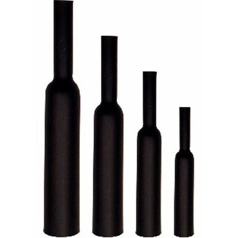 Tubo termoretractil negro 10mm precio x metro
