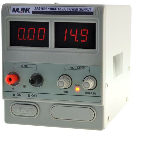 MLINK APS1502+ 15V,2A Fuente Alimentacion regulable con display