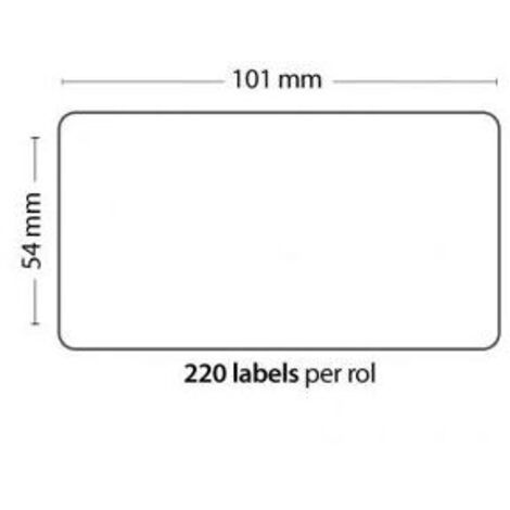 Rollo de 220 Etiquetas Adhesivas tamaño 10154220 Unidades compatible Dymo99014 (1/2)