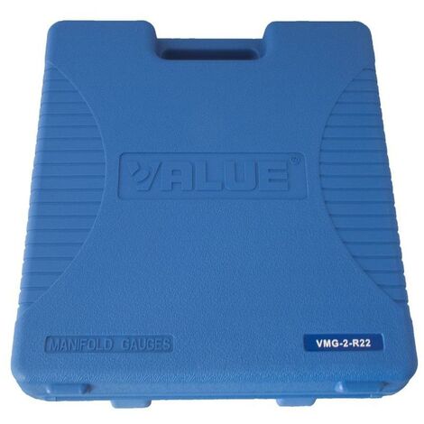 Manometro para aire acondicionado climatizacion, refrigeracion Value  VMG-2-R22B