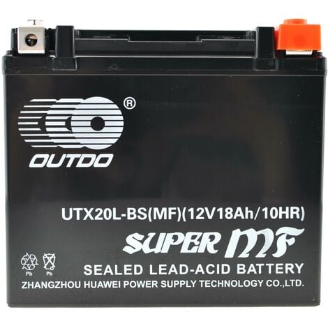 Bateria de GEL AGM YTX20L-BS 20AH (GT20-3)