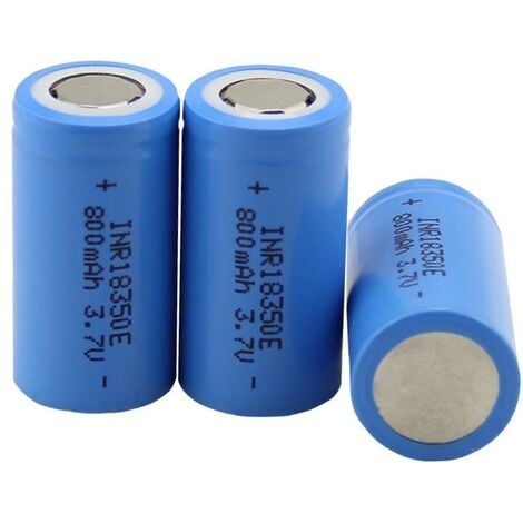 Bateria Pila Recargable 18350 800mAh 3,7V Battery Litio Li-ion