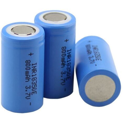 Bateria Pila Recargable 18350 800mAh 3,7V Battery Litio Li-ion