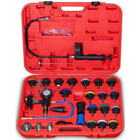 Kit 26pcs Comprobador Sistema Refrigeración Radiador