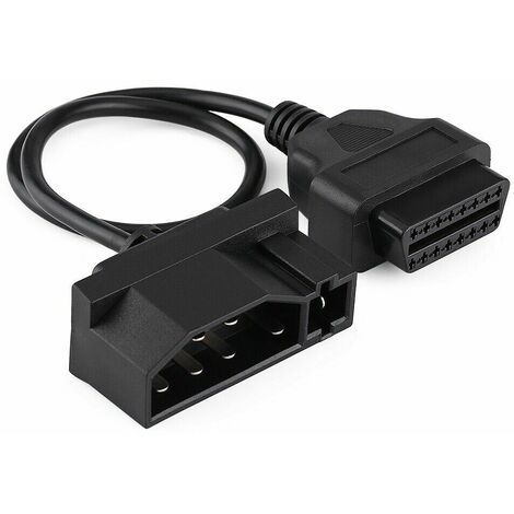 7Pin a 16Pin OBD2 Cable Diagnostico compatible con Ford OBDII Conector Adaptador