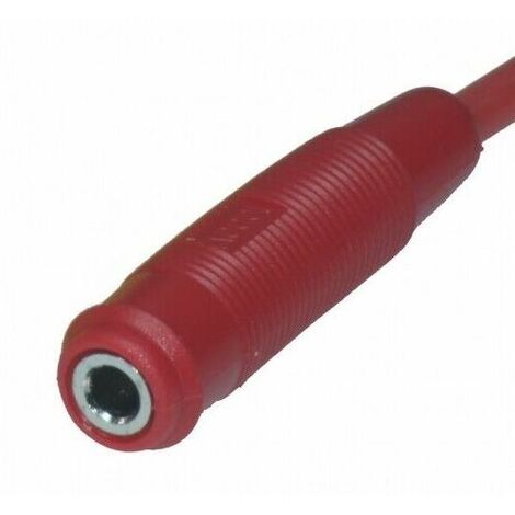 BS4506 Conector banana hembra 4mm rojo (1/3)