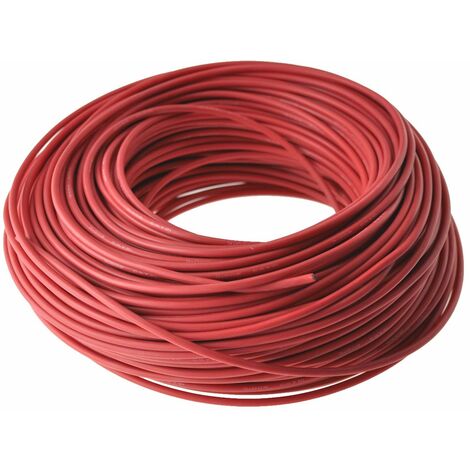 Cable flexible silicona seccion 12AWG resistente hasta 200º y hasta 600v (1/5)