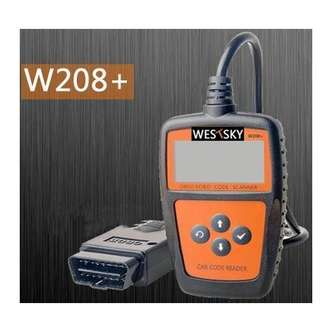 W280+ Lector Código Westsky OBD2 Tester Diagnóstico Motos y Coches