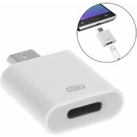 Adaptador de conector Lightning hembra de 8 pines a micro USB macho, cable de conexión para Android