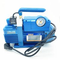 Bomba de vacio para aire acondicionado con manometro, refrigeracion, 3,6m3/h Value VI120SV