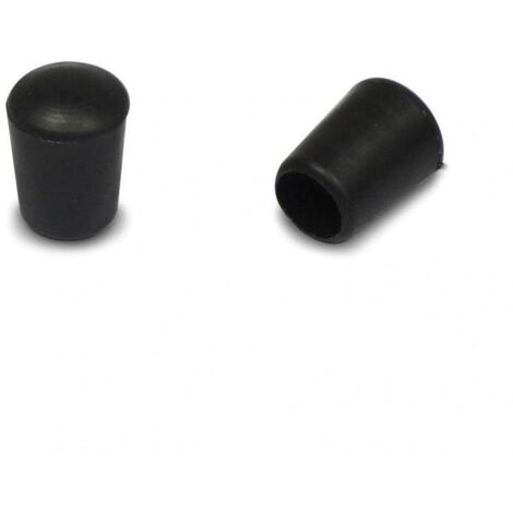 Ajile - Embout flexible enveloppant NOIR pour tube de diam. 7 mm