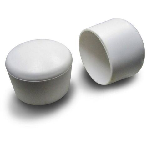 Ajile - Embout flexible enveloppant BLANC pour tube de diam. 48 mm