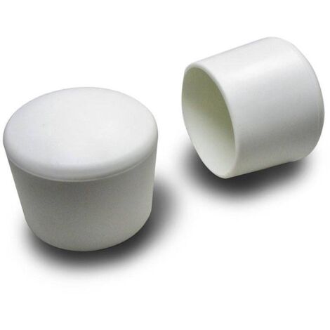Ajile - Embout flexible enveloppant BLANC pour tube de diam. 40 mm
