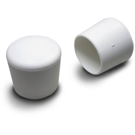 Ajile - Embout flexible enveloppant BLANC pour tube de diam. 28 mm