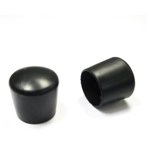 Ajile - Embout flexible enveloppant NOIR pour tube de diam. 20 mm