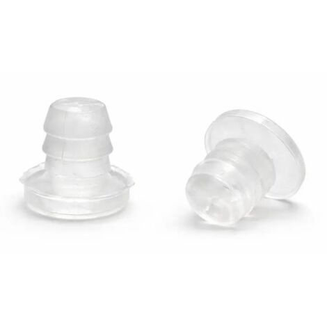 Ajile - Pied à insérer en EVA TRANSPARENT pour trou de diam. 6 mm (1/2)