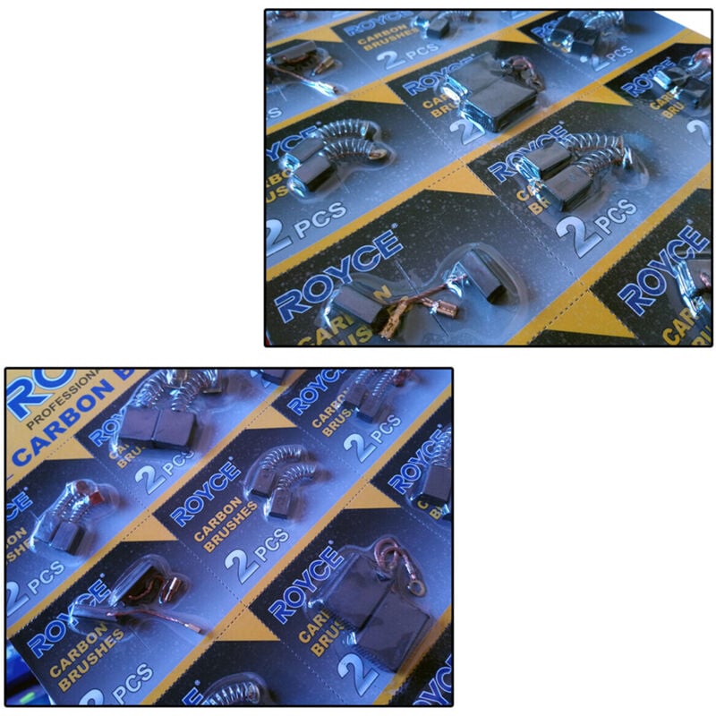 20 Pz 13mm X 7.5mm X 6.5mm Elettrico Trapano Motore Carbonio - Foto 3